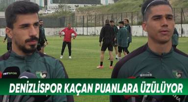 Denizlispor kaçan puanlara üzülüyor
