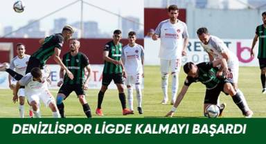 Deplasmanda Ümraniyespor'la berabere kalan Denizlispor ligde kalmayı başarıdı. Ümraniyespor 0-Denizlispor 0