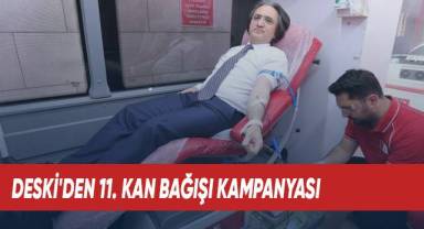 DESKİ'den 11. kan bağışı kampanyası
