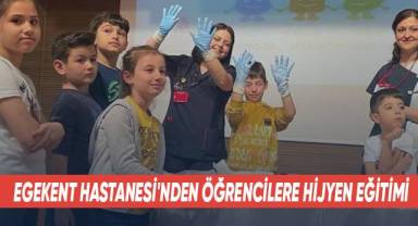 Egekent Hastanesi'nden öğrencilere hijyen eğitimi