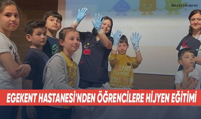 Egekent Hastanesi'nden öğrencilere hijyen eğitimi