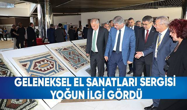 Geleneksel El Sanatları Sergisi Yoğun İlgi Gördü