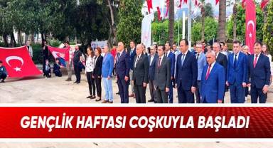 Gençlik Haftası coşkuyla başladı