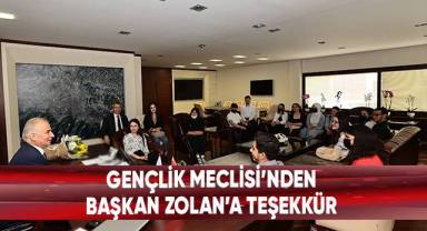 Gençlik Meclisi’nden Başkan Zolan’a Teşekkür