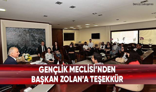 Gençlik Meclisi’nden Başkan Zolan’a Teşekkür
