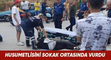 Husumetlisini sokak ortasında pompalı tüfekle vurdu