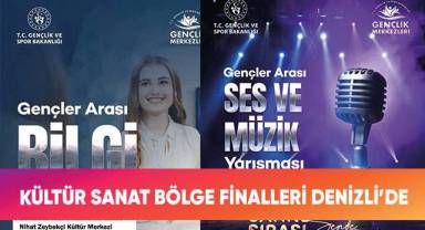 Kültür sanat bölge finalleri Denizli'de