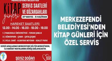 Merkezefendi Belediyesi'nden Kitap Günleri İçin Özel Servis