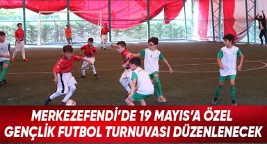 Merkezefendi’de 19 Mayıs’a Özel Gençlik Futbol Turnuvası Düzenlenecek
