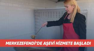 Merkezefendi’de aşevi hizmete başladı