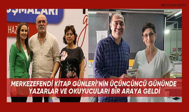 Merkezefendi Kitap Günleri'nin üçüncü gününde yazar ve okuyucuları bir araya geldi