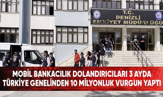 Mobil bankacılık dolandırıcısı 9 şüpheliye 4 ilde eş zamanlı operasyon