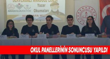 Okul panellerinin sonuncusu yapıldı