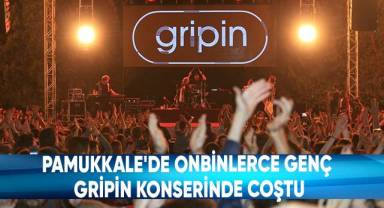 Pamukkale'de Onbinlerce Genç Gripin Konserinde Coştu