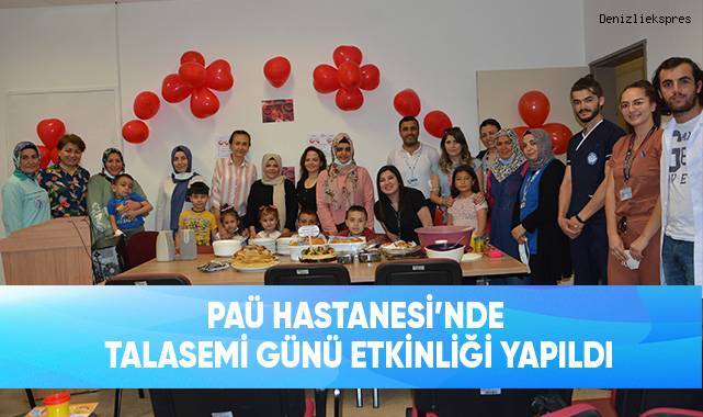 PAÜ Hastanesi'nde Talasemi Günü Etkinliği Yapıldı