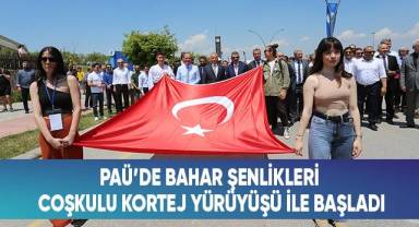 PAÜ'yü bahar coşkusu sardı