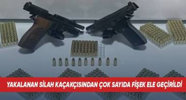Silah kaçakçısından çok sayıda fişek ele geçirildi