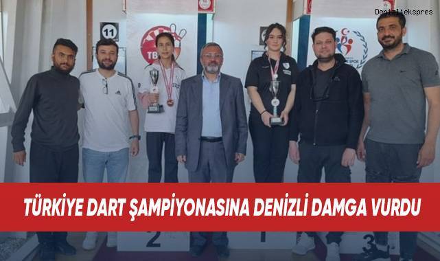 Türkiye Dart Şampiyonasına Denizlili sporcular damga vurdu