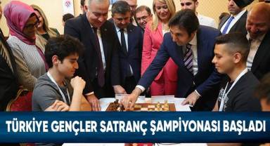 Türkiye Gençler Satranç Şampiyonası Merkezefendi'de başladı