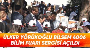 Ülker Yörükoğlu Bilsem 4006 Bilim Fuarı Sergisi Açıldı