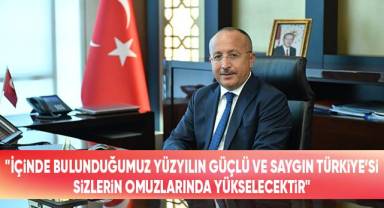 Vali Atik’in “19 Mayıs Atatürk’ü Anma Gençlik ve Spor Bayramı” kutlama mesajı