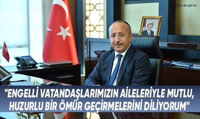 Vali Atik’ten “Engelliler Haftası” Mesajı