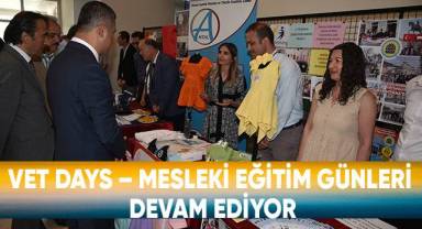 VET DAYS – Mesleki Eğitim Günleri Devam Ediyor