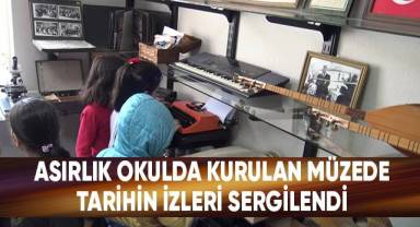 Yüzlerce eser 118 yıllık okulda, gün yüzüne çıktı
