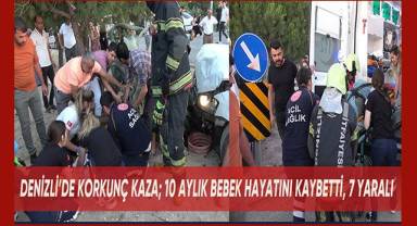 10 aylık bebeğin öldüğü, hamile kadın ile beraber toplam 7 kişinin yaralandığı kazada can pazarı