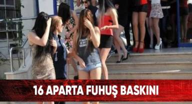 16 Aparta Fuhuş Baskını; yakalanan 4 kişi tutuklandı