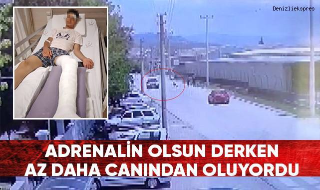 Adrenalin olsun derken az daha canından oluyordu
