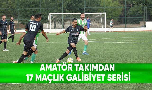 Amatör takımdan 17 maçlık galibiyet serisi