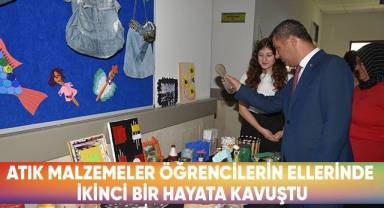Atık Malzemeler Öğrencilerin Ellerinde İkinci Bir Hayata Kavuştu