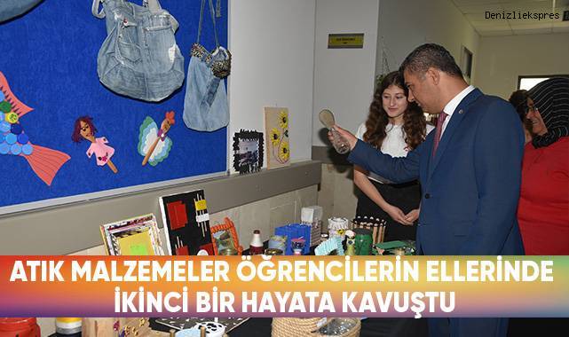 Atık Malzemeler Öğrencilerin Ellerinde İkinci Bir Hayata Kavuştu