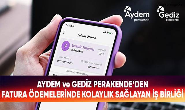 Aydem ve Gediz Perakende‘den Elektrik Faturalarında Ödeme Kolaylığı Sağlayan İş Birliği