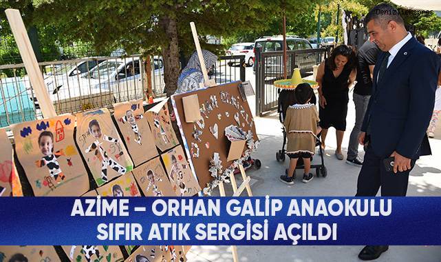 Azime – Orhan Galip Anaokulu Sıfır Atık Sergisi Açıldı