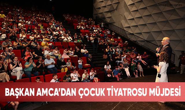 Başkan Amca’dan Çocuk Tiyatrosu Müjdesi