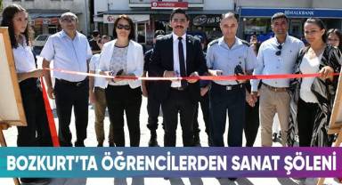 Bozkurt’ta Öğrencilerden Sanat Şöleni
