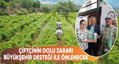 Büyükşehir’den Üreticiye Zirai İlaç Desteği