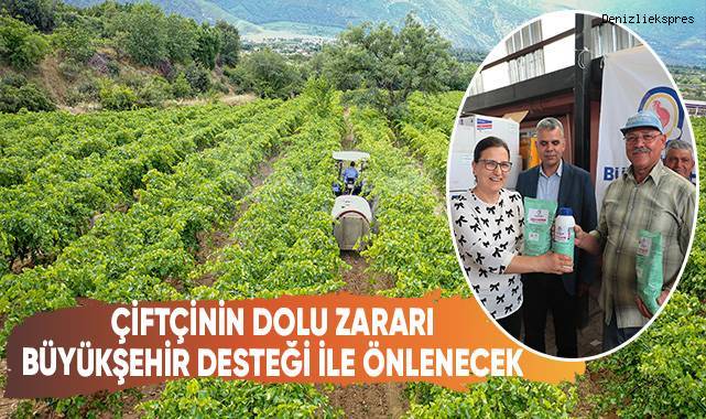 Büyükşehir’den Üreticiye Zirai İlaç Desteği