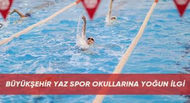 Büyükşehir Yaz Spor Okullarına Yoğun İlgi