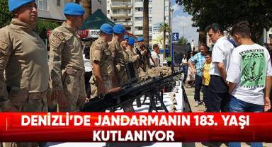 Denizli’de Jandarmanın 183. yaşı kutlanıyor