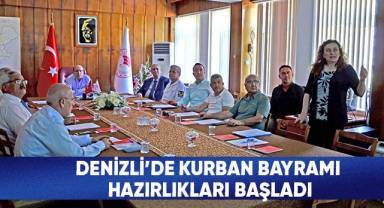 Denizli’de Kurban Bayramı hazırlıkları başladı