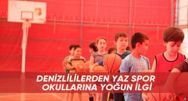 Denizlililerden yaz spor okullarına yoğun ilgi