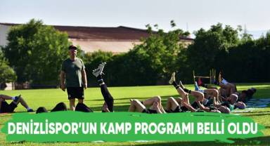 Denizlispor’un kamp programı belli oldu