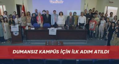 Dumansız kampüs için ilk adım atıldı