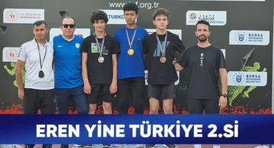 Eren,yine Türkiye 2.'si