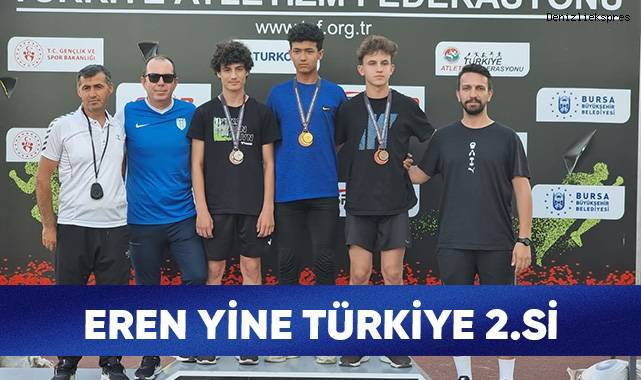 Eren,yine Türkiye 2.'si