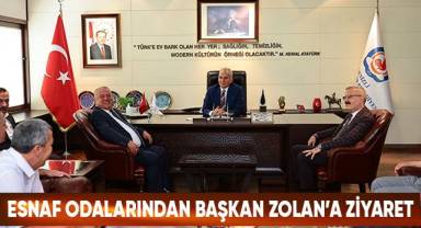 Esnaf Odalarından Başkan Zolan'a Ziyaret