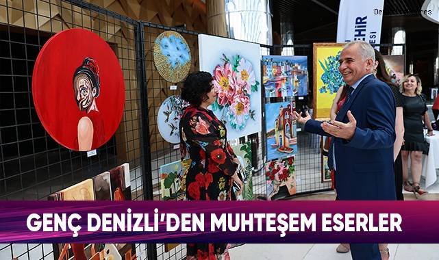 Genç Denizli Karma Sergisi açıldı